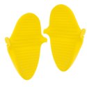 Łapka rękawica kuchenna silikonowa termiczna żółta 2 sztuki