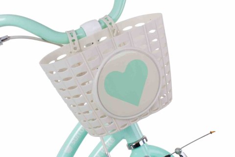 Rower 14 cali Heart bike - miętowy