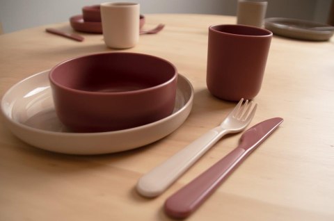 TINY BIObased Miska dla dzieci 2 szt Mocca/Olive