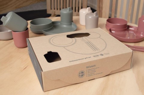 TINY BIObased Zestaw naczyń Dinnertime Red