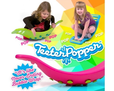 FAT BRAIN TOYS Teeter Popper Do balansowania, do bujania, do siedzenia zielony