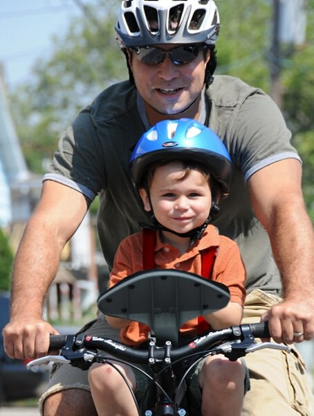 Fotelik rowerowy WeeRide Kangaroo Safe Front Deluxe - Brown