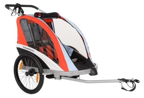 Przyczepka rowerowa WeeRide BUGGY GO 3w1 to doczepka, wózek i jogger w jednym