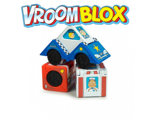 Samochodziki klocki Vroom Blox 1+ Fat Brain Toy Qelements
