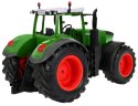 Traktor z naczepą dla dzieci 6+ Zdalnie sterowany model 1:16 Ruchome elementy + Dźwięki