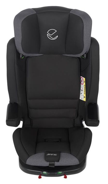 Jane GROOWY + NEST i-Size 40-150 cm fotelik samochodowy IsoFix do 36kg 12 lat - 4591 T34 JET BLACK