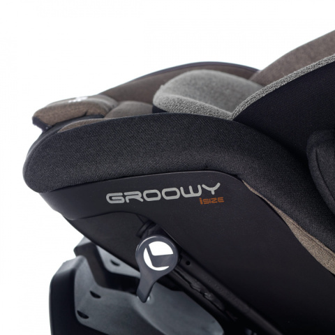 Jane GROOWY i-Size 60-150 cm fotelik samochodowy z IsoFix, do 36kg około 12 roku życia - T34 JET BLACK