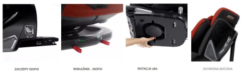 Jane GROOWY i-Size 60-150 cm fotelik samochodowy z IsoFix, do 36kg około 12 roku życia - T77 NOMADS