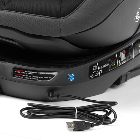 iTourer Jane Concord fotelik samochodowy i-Size od urodzenia do 125 cm z isoFix - U50 Matt Black