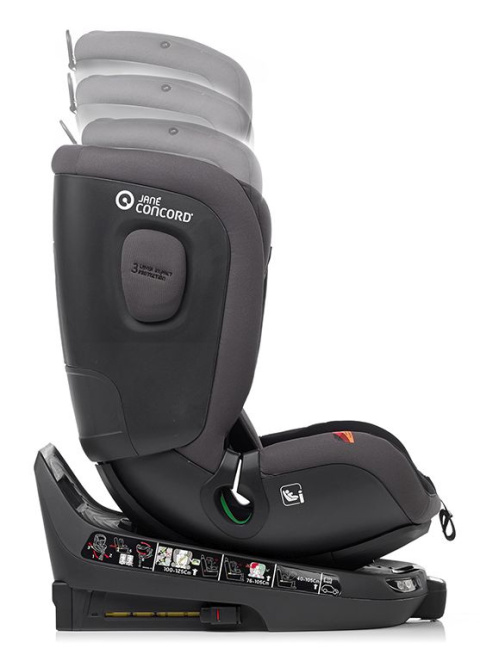 iTourer Jane Concord fotelik samochodowy i-Size od urodzenia do 125 cm z isoFix - U51 Mars Gray