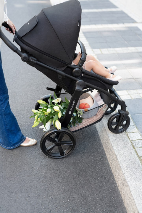MOOV CT do 22 kg 3w1 KinderKraft wózek wielofunkcyjny z fotelikiem Mink - Black