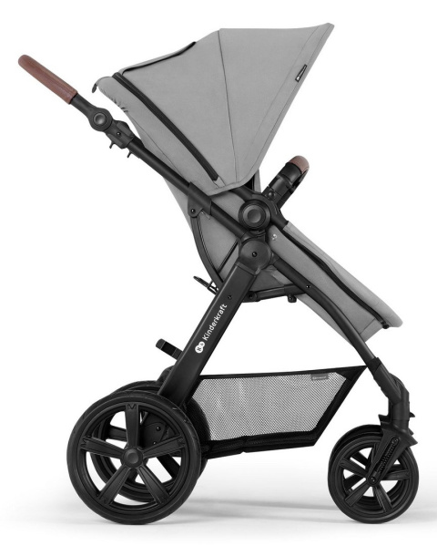 MOOV CT do 22 kg 3w1 KinderKraft wózek wielofunkcyjny z fotelikiem Mink - Grey