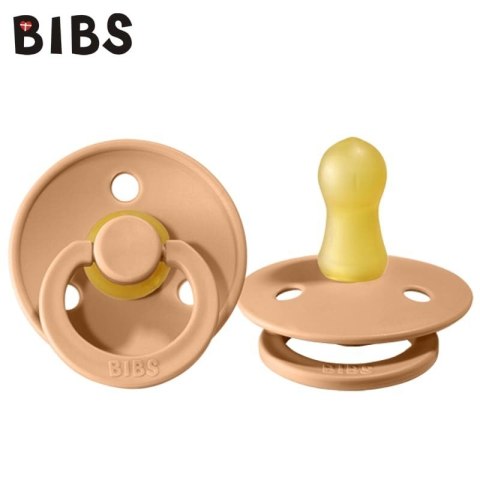 BIBS COLOUR PEACH S Smoczek Uspokajający kauczuk Hevea BOX 20 SZT