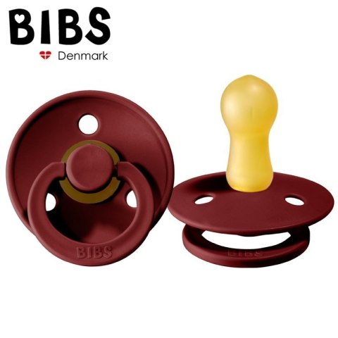 BIBS COLOUR WINE S Smoczek Uspokajający kauczuk Hevea BOX 20 SZT