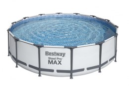 Basen stelażowy Steel Pro MAX 427x107cm 14FT BESTWAY 5w1 + Akcesoria