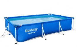 Basen Stelażowy Steel Pro BESTWAY Prostokątny 300x201x66cm