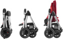 MURA 3 PLUS 2w1 Maxi-Cosi wózek wielofunkcyjny Denim Hearts seria limitowana / gondola Concrete Grey
