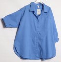 H&M koszula LEN niebieska 2XL 54/56/58