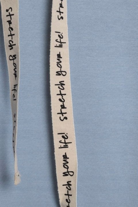 ITALY oversize TUNIKA dresowa BŁĘKITNA 44/46/48