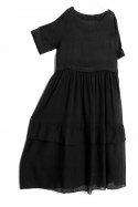ITALY sukienka OVERSIZE czarna LEN 44/46