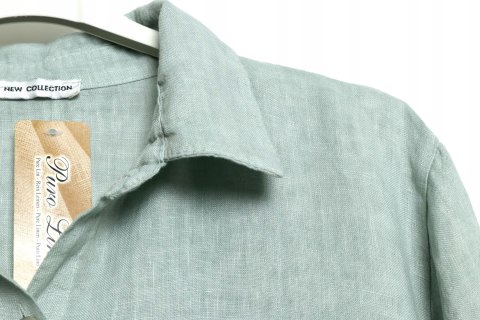 ITALY sukienka OVERSIZE szmizjerka LEN 44/46