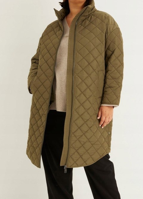 KAPPAHL płaszcz PIKOWANY khaki r 46/48