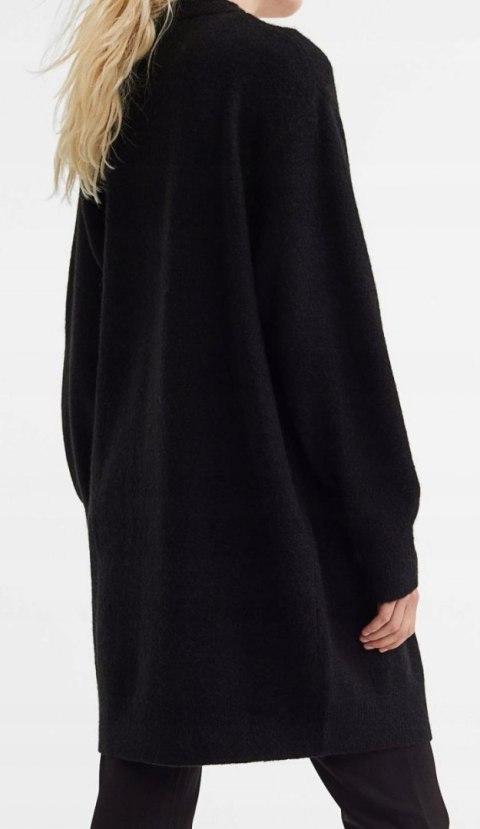 KARDIGAN oversize NARZUTKA CZARNY r 56/58