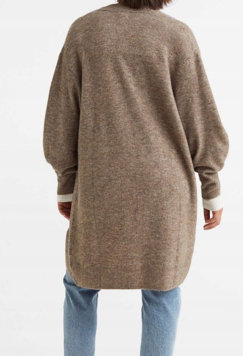 KARDIGAN oversize NARZUTKA MOKKA r 52/54