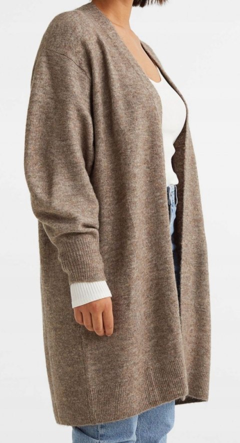 KARDIGAN oversize NARZUTKA MOKKA r 56/58