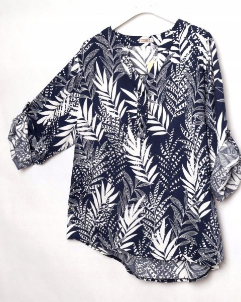 KOSZULOWA bluzka KWIAT 44/46/48