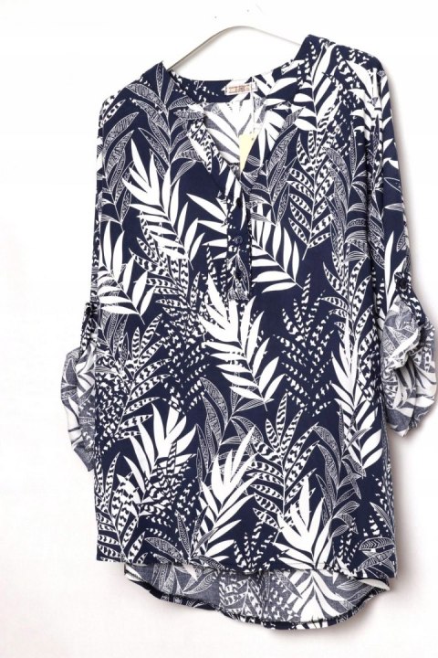 KOSZULOWA bluzka KWIAT 46/48/50