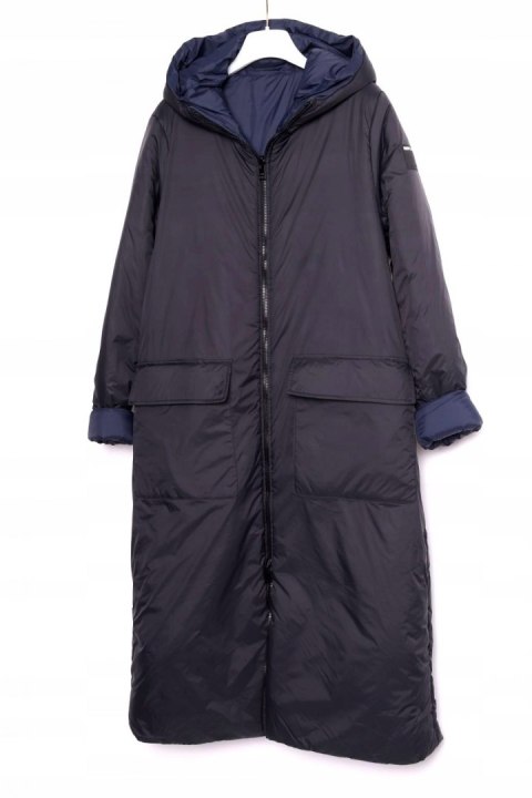 REPLAY płaszcz DWUSTRONNY granatowy r 40/42