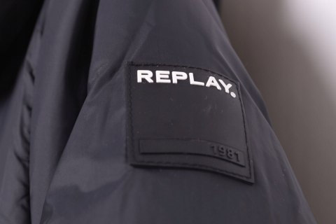 REPLAY płaszcz DWUSTRONNY granatowy r 40/42