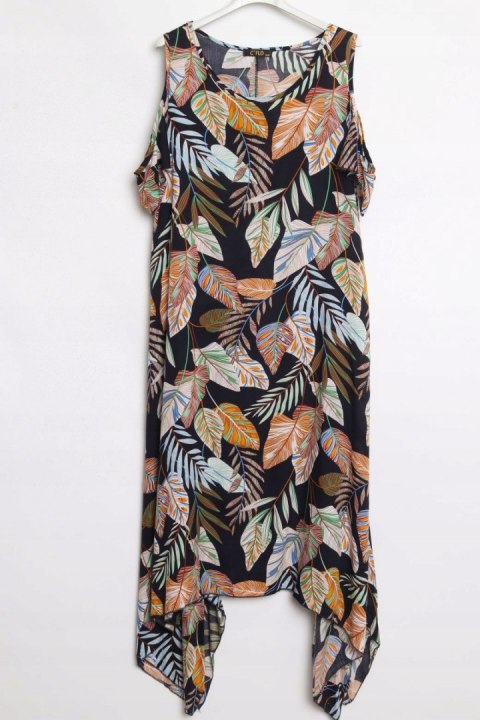 SUKIENKA oversize TRAPEZ asymetryczna r 44/46/48