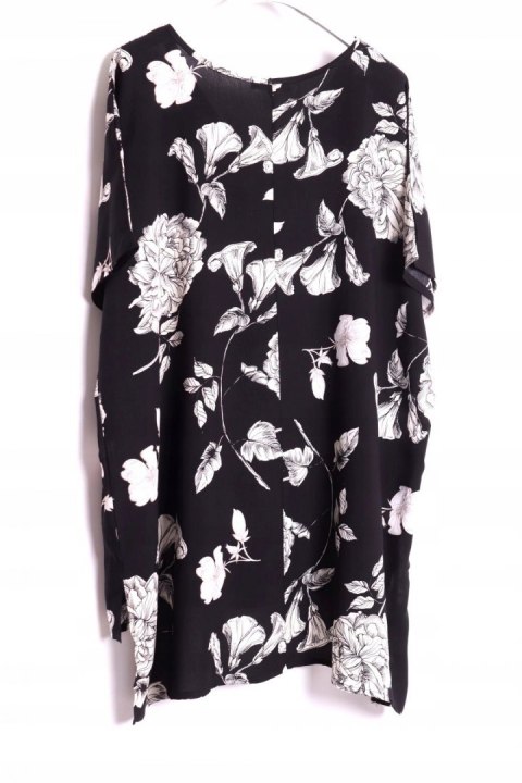 BLUZKA zwiewna KWIATY wiskoza 46/48