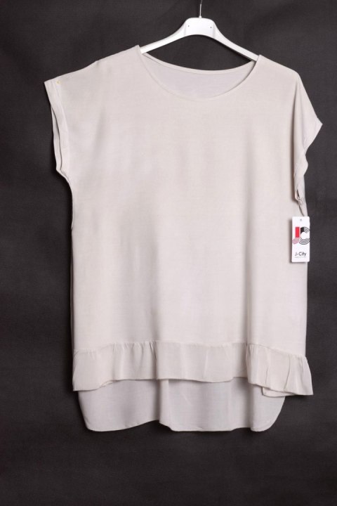 BLUZKA zwiewna OVERSIZE tunika LATO 44/46