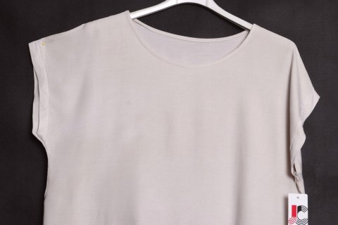 BLUZKA zwiewna OVERSIZE tunika LATO 44/46