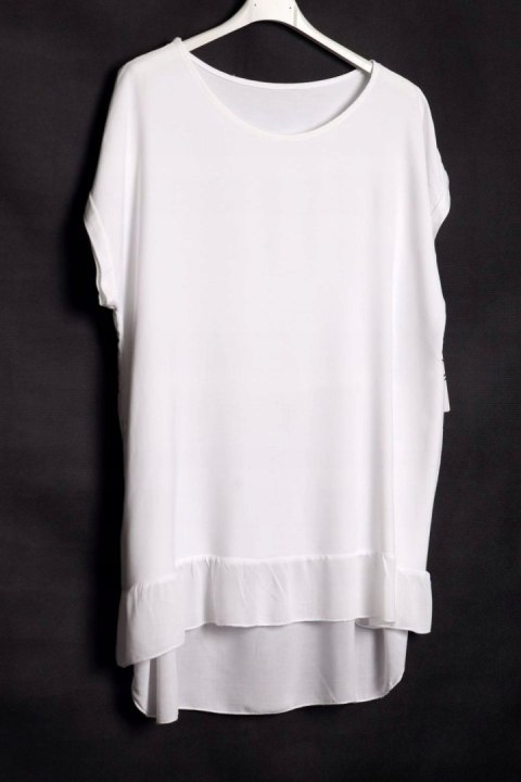 BLUZKA zwiewna OVERSIZE tunika LATO 44/46