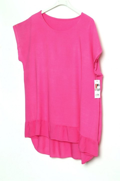 BLUZKA zwiewna OVERSIZE tunika LATO 44/46