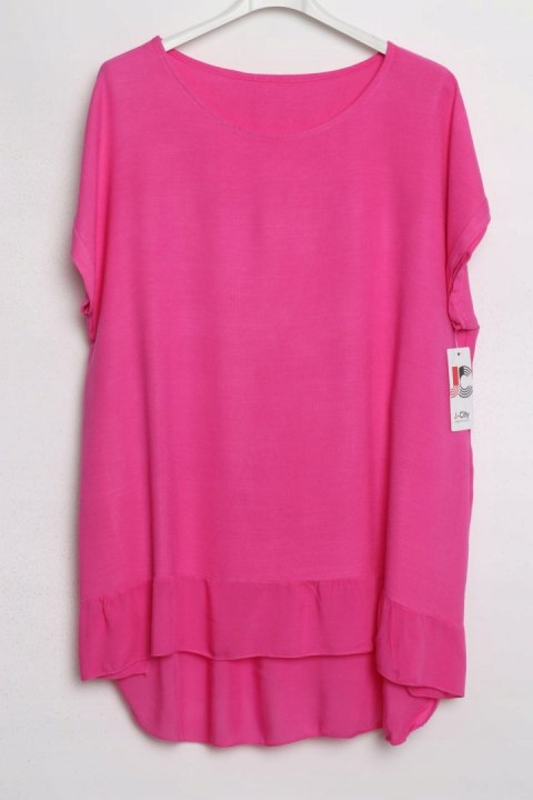 BLUZKA zwiewna OVERSIZE tunika LATO 44/46