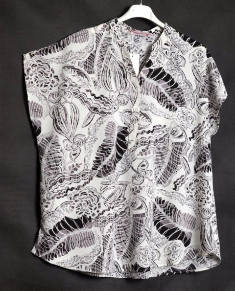 BLUZKA zwiewna TUNIKA LATO 46/48