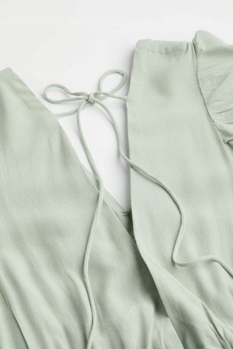 H&M sukienka OVERSIZE mięta ZWIEWNA 2XL 50/52