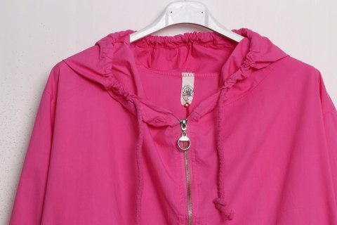ITALY PARKA fuksja OVERSIZE narzutka 48/50/52