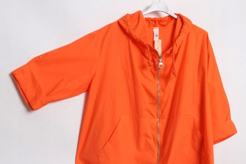 ITALY PARKA pomarańcz OVERSIZE narzutka 48/50/52