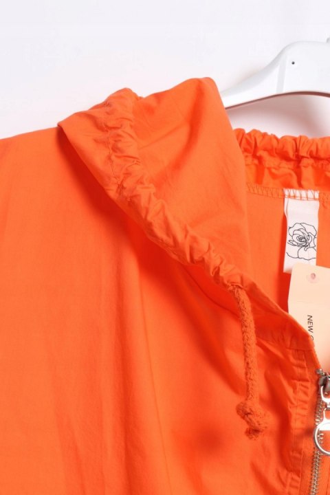 ITALY PARKA pomarańcz OVERSIZE narzutka 48/50/52