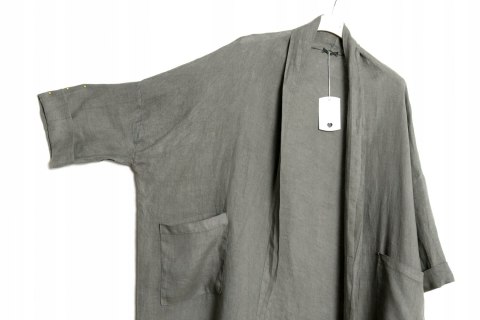 ITALY oversize LEN narzutka KHAKI 50/52/54/56