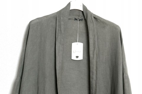 ITALY oversize LEN narzutka KHAKI 50/52/54/56