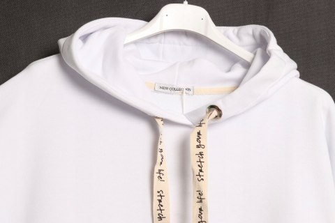 ITALY oversize TUNIKA dresowa BIAŁA 44/46/48