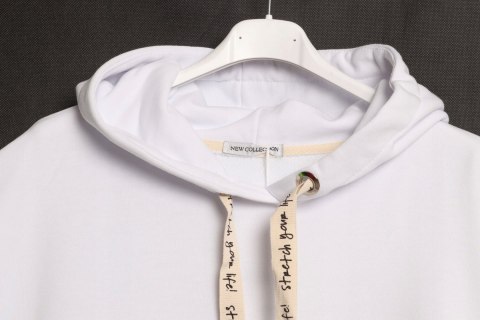 ITALY oversize TUNIKA dresowa BIAŁA 44/46/48