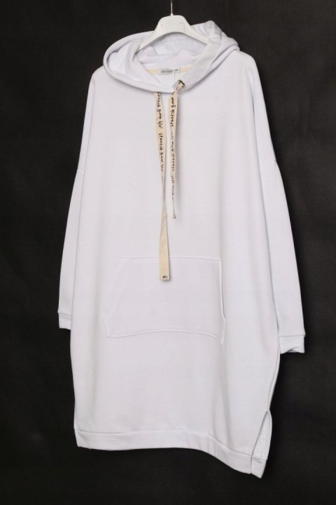 ITALY oversize TUNIKA dresowa BIAŁA 44/46/48